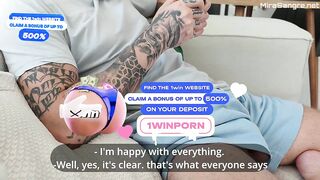 I'm Talking to My Husband on Phone while His Friend is Tearing My Virgin Ass! - Ghomestory (2025)