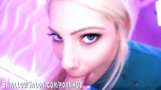 Hot Blonde Nella Jones Fills Her Mouth with Cock (2025)