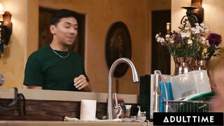 Curious Lesbian Hailey Rose is so Horny She Needs Roomie to Give Her First Di... - Hailey Rose, Max Fills (2025)