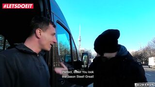 Gorgous Blonde German Girl Is Picked Up and Paid for Public Sex (2025)