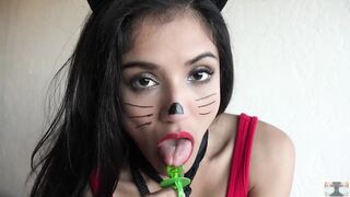 Save a Cock, Suck a Ring Pop with Viva Athena's Long Tongue - Viva Athena, Covid Couple (2025)