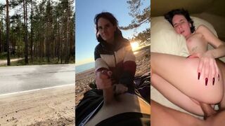 Public Blowjob on the Public Beach Sex in a Tent - Darcy Dark, NASHIDNI (2026)