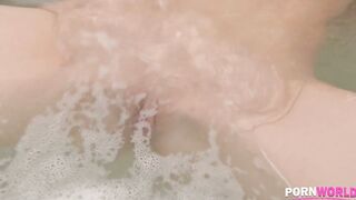 Sensational Blonde Rebecca Volpetti Masturbates in the Bathtub before Sucking... - Rebecca Volpetti (2026)