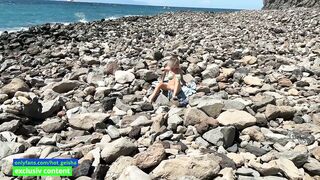 Sex and Blowjob in Public on the Beach from a Blonde and a Brunette - Kris Price (2026)
