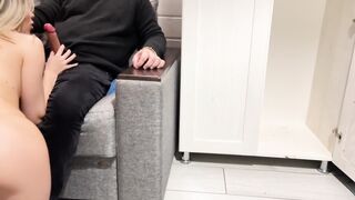 Stepmom Caught Stepson Jerking off and Help Him to Cum Quick Creampie - Kris Price (2026)