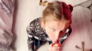 Hot Chick with Different Eyes Fucked Me and I Cum on Her Tits Pov 4k - Satanic Abstract (2026)