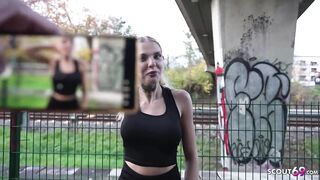 Blonde Fitness Model in Casting Pickup - German Scout (2026)