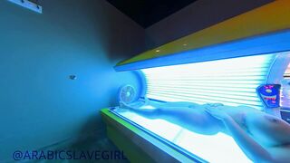 Arabic Slut has Orgasm in Public Tanning Bed - Sarah Arabic (2026)