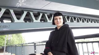 Tall Skinny French Girl Delfine Dahlia Pickup and Talk to Casting Fuck - German Scout (2026)