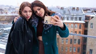 Sirena and Lana from selfie to pussy FullHD - Sirena Milano, Lana Rose (2024)