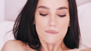 Gorgeous Brunette Girl Kama Oxi Playing with Her Pussy on the Bed (2026)