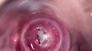 Camera Deep Inside Mia's Tight Creamy Pussy, Internal View - Mia Foster (2026)