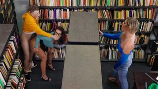Sneaky Librarian Gets College Cock FullHD - Slay Savage, Krissy Knight (2022)