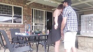 Neighbours Wife Outdoor Upskirt Fuck while He is at Work (2026)