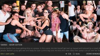 Hard BDSM Orgy Merciless 1920x1080 - Barbie Sins, Juan Lucho (2022)