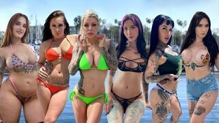 Inked Chicks Get Facials FullHD - Jessie Lee, Siri Dahl, Tori Avano, Charlotte Sartre, Karma RX, Misha Montana (2024)