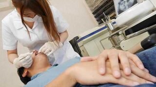 Yume Mizuki is a dentist and her patient's cock is too hard to ignore FullHD - Yume Mizuki (2022)