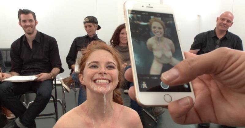 Slutty redhead shocks art students by taking giant cock in all holes SD - Penny Pax (2022)