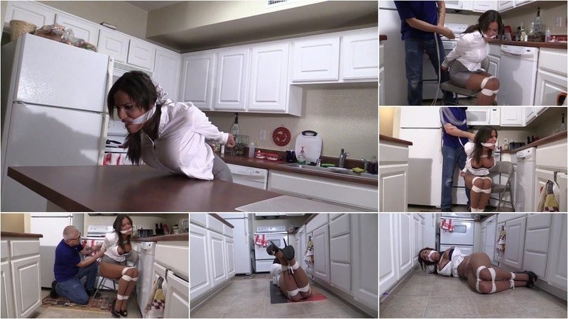 Chichi Medina - Home invaded and tied up in her kitchen FullHD (2022)