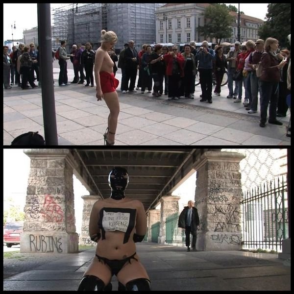 laughed at and fucked in public - BDSM, PublicDisgrace HD (2022)