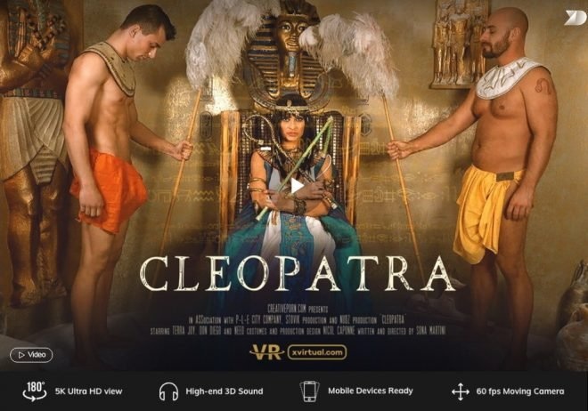 : Cleopatra in 180° X (Virtual 32) - (4K) - VR 3840x1920 (2019)