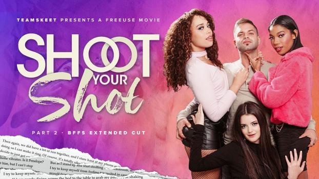 Foursome Is Better Than None: A Shoot Your Shot Extended Cut FullHD - Penelope Kay, Vivianne DeSilva, Nicky Rebel (2022)